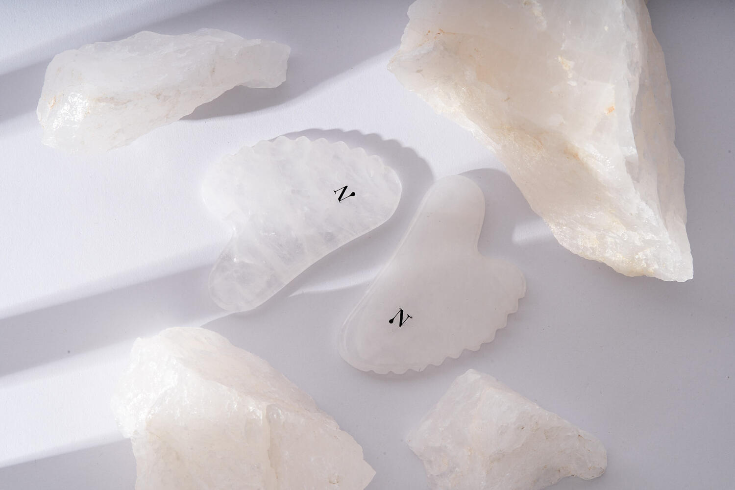 Gua Sha sten - Rock Quartz